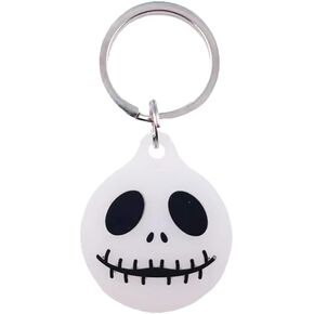 Cute Waterproof Holder Keychain for Air Tag Dog Collar Tracker,Protective Cover for Airtag Key Chain