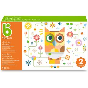 Babyganics Diapers Size 2 | Latex & Chlorine Free | Formulated with Seed Oil Blend | Maximum Leak Control | 30 Diapers in Kuwait