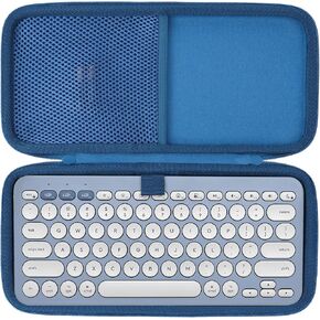 Hard Case Compatible with Logitech Pebble Keys 2 K380s K380 Bluetooth Wireless Keyboard (Classic Blue Case)