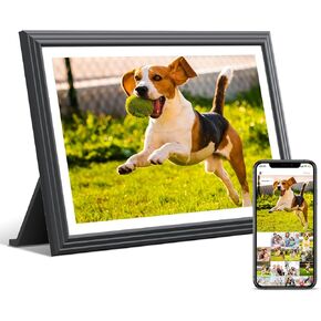TOLOVE Digital Picture Frame 10.1 Inch WiFi Digital Photo Frame,1280 * 800 HD IPS Touch Screen Smart Cloud Photo Frame, to Share Photos Or Videos Remotely Via APP Email- Android/iOS