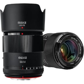 Meike 55mm f1.4 f/1.4 E-Mount STM APS-C Auto Focus Portrait Lens for Sony E-Mount Cameras A5000 A5100 A6000 A6100 A6300 A6400 A6500 A6600 NEX 3 3N NEX 5R NEX 6 7 in Kuwait