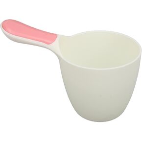 Baby Bath Rinse Cup, Bath Cups for Rinsing Baby Comfortable Handle Bright Color Kids Bath Cup (Handle Color is Random)