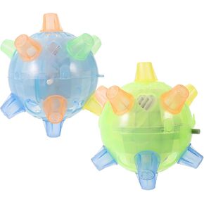Vaguelly 2pcs Childrens Toys Jumping Ball for Kids Toys for Kids Boys Glow Toys Dancing Ball Toy Kid Toy Flash