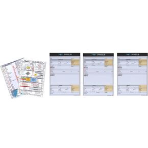VFR/METAR Cheat Sheet with 3 Notepads - Flight Planning Assistance Bundle for Pilots.