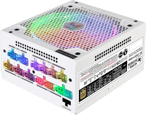 Super Flower Leadex III ARGB 80+ Gold, Addressable LEDs with 5V Motherboard Sync/Analog Controlled, ECO Fanless & Silent Mode, Full Modular Power Supply(750W) in Saudi Arabia