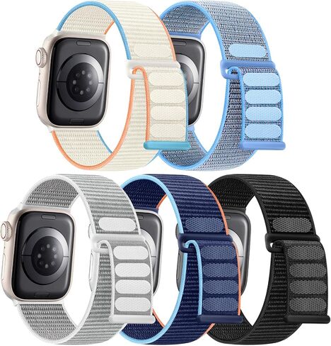 Maledan Bands Compatible with Apple Watch Band 42mm 44mm 45mm 49mm 38mm 40mm 41mm Men Women, Velcro Sport Loop Strap Bracelet Replacement Wristband for Apple iWatch Series 9 8 7 6 5 4 3 2 1 SE Ultra 2 in Saudi Arabia