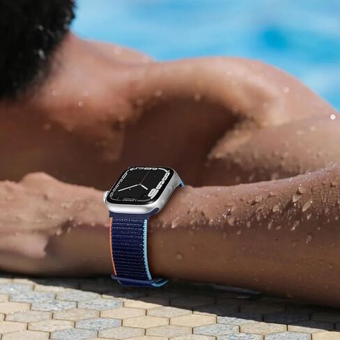 Maledan Bands Compatible with Apple Watch Band 42mm 44mm 45mm 49mm 38mm 40mm 41mm Men Women, Velcro Sport Loop Strap Bracelet Replacement Wristband for Apple iWatch Series 9 8 7 6 5 4 3 2 1 SE Ultra 2 in Saudi Arabia