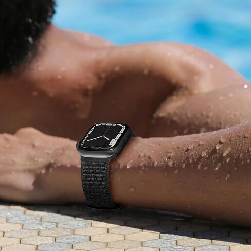 Maledan Bands Compatible with Apple Watch Band 42mm 44mm 45mm 49mm 38mm 40mm 41mm Men Women, Velcro Sport Loop Strap Bracelet Replacement Wristband for Apple iWatch Series 9 8 7 6 5 4 3 2 1 SE Ultra 2 in Saudi Arabia