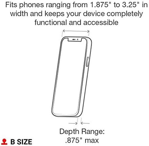 RAM Mounts X-Grip Universal Phone Holder with Ball RAM-HOL-UN7BU with B Size 1" Ball in Kuwait