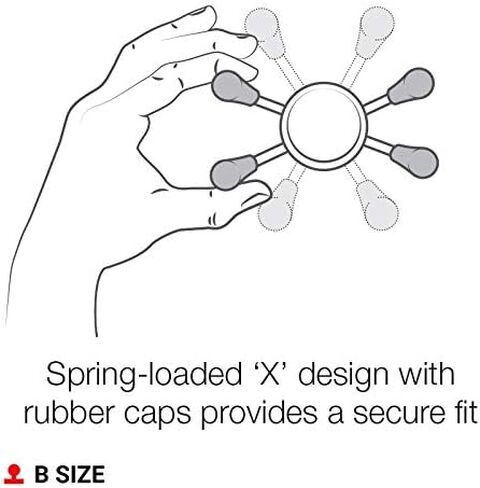 RAM Mounts X-Grip Universal Phone Holder with Ball RAM-HOL-UN7BU with B Size 1" Ball in Kuwait