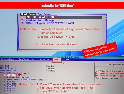 64 جيجابايت - برنامج تشغيل USB 3.0 قابل للتمهيد لنظام التشغيل Windows 10 و11، إعادة تعيين كلمة المرور، دعم UEFI والإرث، إعادة التثبيت/الاستعادة، استعادة البيانات، أداة إصلاح، جهاز كمبيوتر قديم متوافق in Kuwait