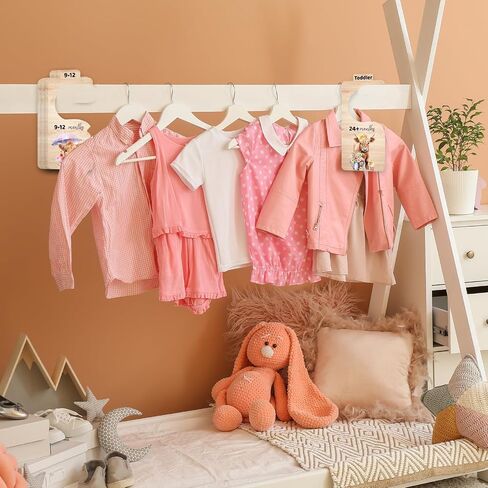Highland Cow Baby Closet Organizer Dividers，Adorable Baby Clothes Dividers for Newborn Nursery Decor Stuff - Set of 8 from 0-24+Months in Saudi Arabia