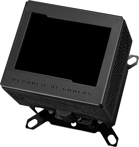 ASUS ROG RYUJIN III WB CPU Water Block-Intel LGA 1700, 1200, 115X, AMD Socket AM4, AM5 Asetek Copper Cold Plate Black, 178 Micro-Cooling, 3.5Inch Full Color LCD Display, Embedded VRM Fan, ROG Fittings in Kuwait