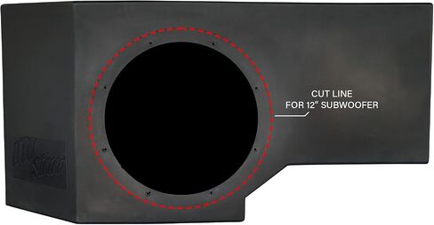 Can-Am Defender Vented 10" Subwoofer Enclosure (Driver) in Saudi Arabia