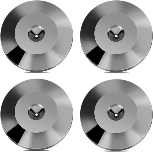 4Pcs 24K Nickel Plated Cooper Audio Speaker Spike Pads Mats Isolation Stand Feet Cone Shock Floor Protector Base for Speaker Turntable Subwoofer Amplifier in Saudi Arabia
