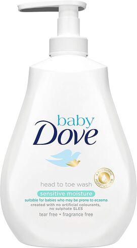 جل الاستحمام دوف مرطب للبشرة الحساسة من الرأس إلى أخمص القدمين، 13.5 أونصة (عبوة من 6 قطع) in Kuwait