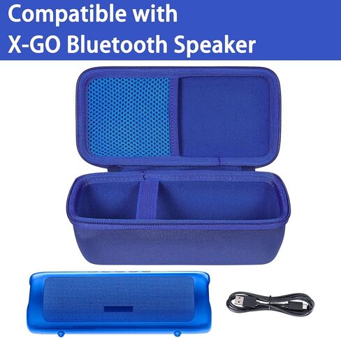 co2CREA Hard Case for BolaButty X-GO C27C Bluetooth Speaker Speaker,Black in Saudi Arabia