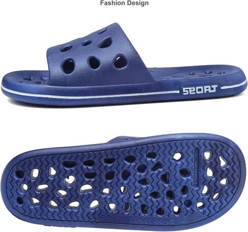 Shower Shoes for Women Men, Comfortable Arch Support Quick Drying Pool Slides, Non-Slip Beach Sandals Bathroom Travel College Dorm Shower Slippers in Saudi Arabia