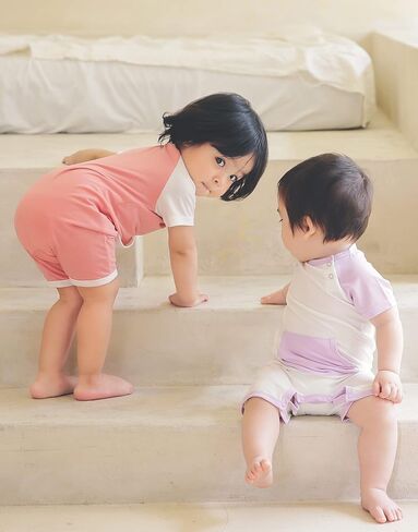 VAENAIT BABY المولود الجديد للأولاد والبنات رايون من الخيزران رومبير قطعة واحدة in Saudi Arabia