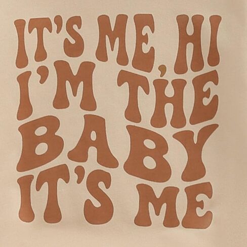 Newborn Baby Boy Girl Fall Clothes Infant Long Sleeve Bodysuit | Gender Neutral Baby Clothes,One Piece Sweatshirt Romper,Funny Letter Print,Baby Fall Winter Clothes,Long sleeve Romper Baby in Saudi Arabia