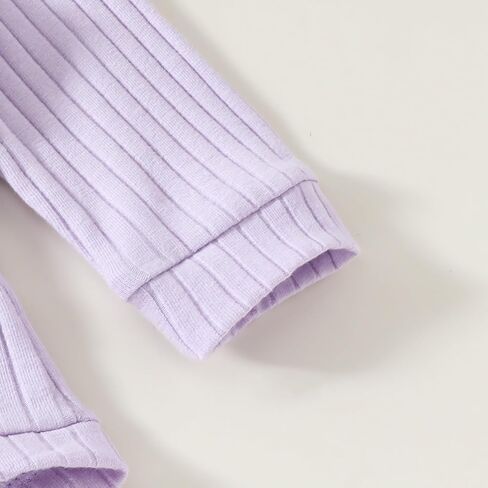 Newborn Baby Girl Clothes Long Sleeve Knit One Piece Romper Bodysuits with Headband Fall Winter Outfits in Saudi Arabia