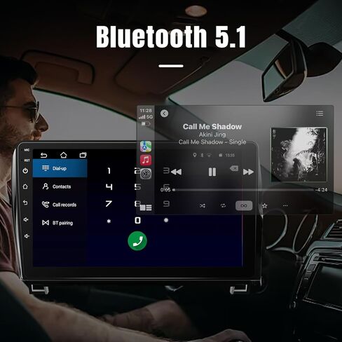 Leadfan Car Stereo Radio for Toyota Tundra 2007-2013 & Toyota Sequoia 2008-2019, 10.1" IPS Touch Screen Radio with Wireless CarPlay Android Auto/Mirror Link/FM/Bluetooth/Back-up Camera/SWC in Saudi Arabia