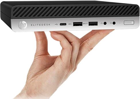 HP EliteDesk 800 G5 Mini PC Desktop Computer, Intel 9th Core i5-9500T @3.7 GHz, 32GB RAM, 1TB SSD, HDMI, Displayport, USB Type-C, Windows 11 Pro (Renewed) in Saudi Arabia