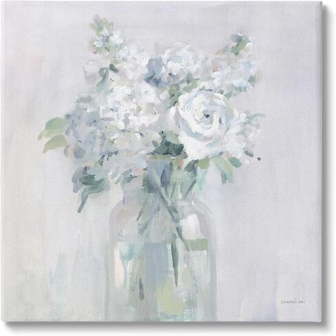 Stupell Industries White Abstract Bouquet Canvas Wall Art Design by Danhui Nai in Saudi Arabia