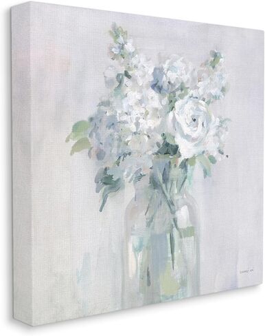 Stupell Industries White Abstract Bouquet Canvas Wall Art Design by Danhui Nai in Saudi Arabia