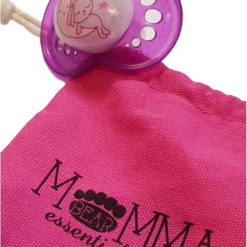 Premium Nipple Shield, Set of 6 with Hot Pink Soft Cotton Reusable Drawstring Bag - Non-Toxic, BPA and BPS Free in Saudi Arabia