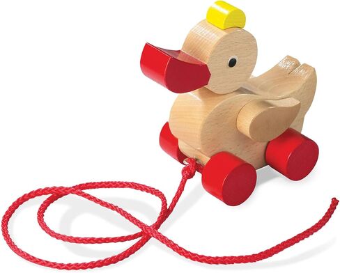 Haba Classic Duck Pull Toy - A Nostalgic Wooden Toddler Toy (Made in Germany) in Saudi Arabia