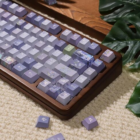 Sumgsn Keycaps 152 Keys Green PBT Dye Sub Cherry Profile Keycaps Fit for 61/64/87/104/108 Mechanical Keyboards Alice Keyboard Cherry Mx Gateron Switches in Saudi Arabia