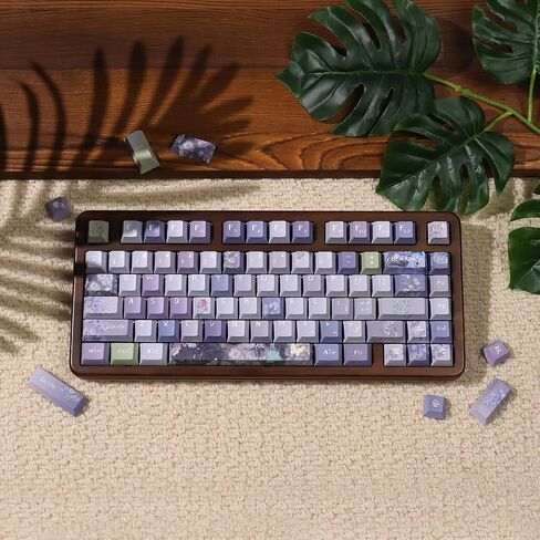 Sumgsn Keycaps 152 Keys Green PBT Dye Sub Cherry Profile Keycaps Fit for 61/64/87/104/108 Mechanical Keyboards Alice Keyboard Cherry Mx Gateron Switches in Saudi Arabia