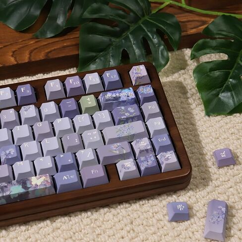 Sumgsn Keycaps 152 Keys Green PBT Dye Sub Cherry Profile Keycaps Fit for 61/64/87/104/108 Mechanical Keyboards Alice Keyboard Cherry Mx Gateron Switches in Saudi Arabia
