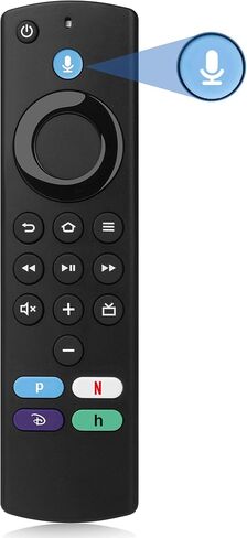 L5B83G Replacement Voice Remote Control (3rd GEN) Suitable for Fire Smart TVs Stick (2nd Gen, 3rd Gen, Lite, 4K), for Smart TVs Cube (1st Gen, 2nd Gen), for Smart TVs (3rd Gen) in Saudi Arabia