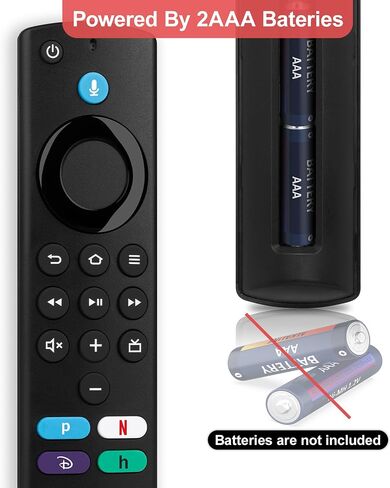 L5B83G Replacement Voice Remote Control (3rd GEN) Suitable for Fire Smart TVs Stick (2nd Gen, 3rd Gen, Lite, 4K), for Smart TVs Cube (1st Gen, 2nd Gen), for Smart TVs (3rd Gen) in Saudi Arabia