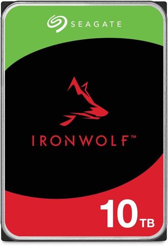 Seagate IronWolf 10TB NAS Internal Hard Drive HDD – 3.5 Inch SATA 6Gb/s 7200 RPM 256MB Cache RAID Network Attached Storage Home Servers - (ST10000VN0008) in Saudi Arabia