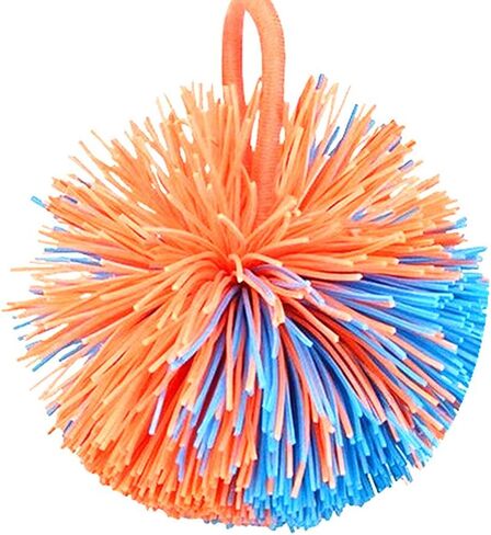 2.5" Mini Rubber String Ball Assorted Bulk Bundle, Soft Active Fun Toy, Sensory Fidgets Toys, Stress Balls,Colorful Bouncy Ball,9Pack (RKB-1) in Saudi Arabia
