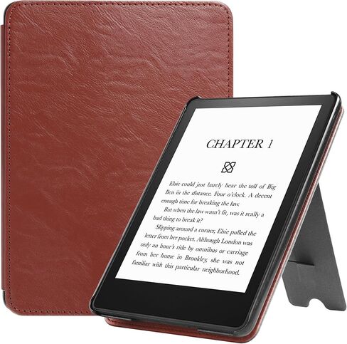 6.8" Paperwhite Case for Kindle Paperwhite (11th Generation-2021),Signature Paperwhite Case Cover - Premium Paperwhtie case with Stand and Hand Strap for Kindle Paperwhite 11th 2021-Black in Saudi Arabia