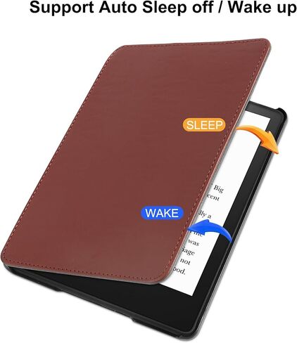 6.8" Paperwhite Case for Kindle Paperwhite (11th Generation-2021),Signature Paperwhite Case Cover - Premium Paperwhtie case with Stand and Hand Strap for Kindle Paperwhite 11th 2021-Black in Saudi Arabia