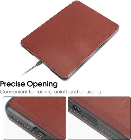 6.8" Paperwhite Case for Kindle Paperwhite (11th Generation-2021),Signature Paperwhite Case Cover - Premium Paperwhtie case with Stand and Hand Strap for Kindle Paperwhite 11th 2021-Black in Saudi Arabia