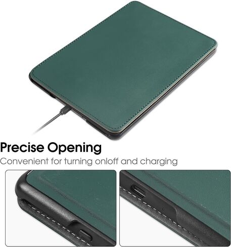 6.8" Paperwhite Case for Kindle Paperwhite (11th Generation-2021),Signature Paperwhite Case Cover - Premium Paperwhtie case with Stand and Hand Strap for Kindle Paperwhite 11th 2021-Black in Saudi Arabia