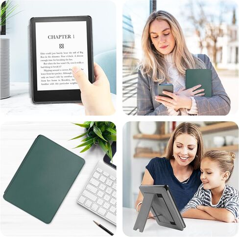 6.8" Paperwhite Case for Kindle Paperwhite (11th Generation-2021),Signature Paperwhite Case Cover - Premium Paperwhtie case with Stand and Hand Strap for Kindle Paperwhite 11th 2021-Black in Saudi Arabia