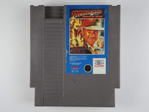 Indiana Jones Temple of Doom [Nintendo NES Cartridge] (Renewed) in Saudi Arabia