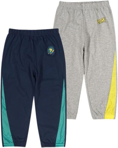 Baby and Toddler Boys' 2-Pack Cotton Pull on Jogger Pants Kids Summer Sweatpants in Saudi Arabia