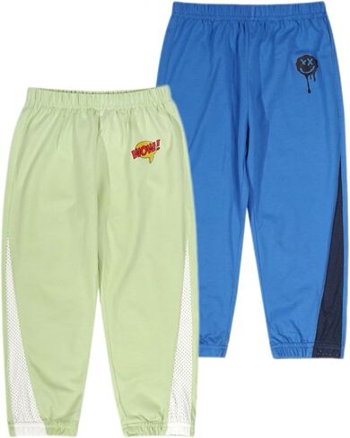 Baby and Toddler Boys' 2-Pack Cotton Pull on Jogger Pants Kids Summer Sweatpants in Saudi Arabia