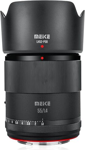 Meike 55mm f1.4 f/1.4 E-Mount STM APS-C Auto Focus Portrait Lens for Sony E-Mount Cameras A5000 A5100 A6000 A6100 A6300 A6400 A6500 A6600 NEX 3 3N NEX 5R NEX 6 7 in Saudi Arabia