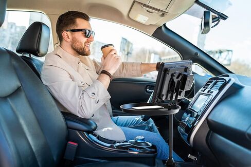 Tablet Cup Holder Mount for Delivery Vehicle Service – CTA Adjustable Delivery Vehicle Cup Holder VESA-Compatible Tablet Mount and Tray - (ADD-VMTRAY) in Saudi Arabia