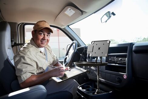 Tablet Cup Holder Mount for Delivery Vehicle Service – CTA Adjustable Delivery Vehicle Cup Holder VESA-Compatible Tablet Mount and Tray - (ADD-VMTRAY) in Saudi Arabia