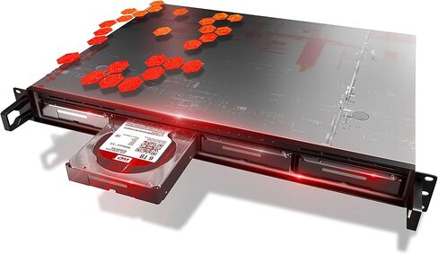 محرك الأقراص الصلبة WD Red 8 تيرابايت NAS - 5400 دورة في الدقيقة فئة SATA 6 جيجابايت/ثانية وذاكرة تخزين مؤقت 128 ميجابايت 3.5 بوصة - WD80EFZX in Saudi Arabia